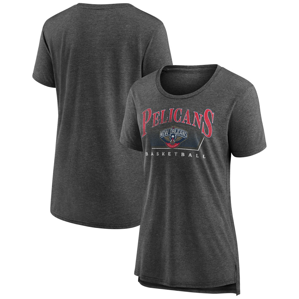 Gray New Orleans Pelicans Women's Selection Tri-Blend T-Shirt | NBA