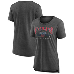Gray New Orleans Pelicans Women's Selection Tri-Blend T-Shirt | NBA