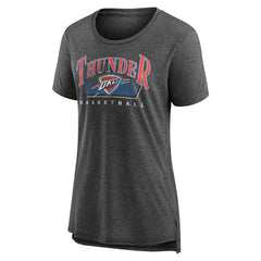 Gray Oklahoma City Thunder Women's Selection Tri-Blend T-Shirt | NBA