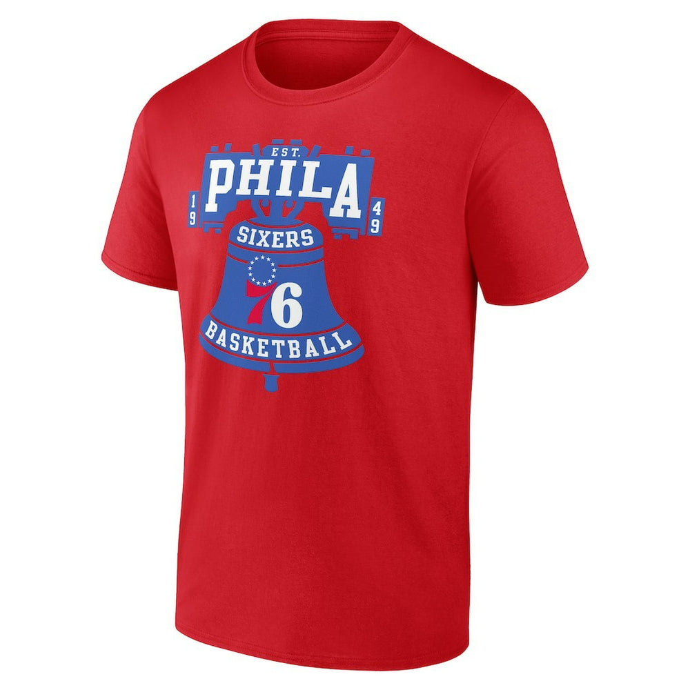 Red Philadelphia 76ers Home Town T-Shirt | NBA