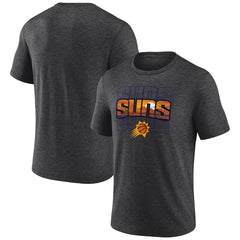 Charcoal Phoenix Suns Announcer Tri-Blend T-Shirt | NBA