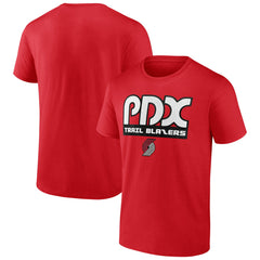 Red Portland Trail Blazers Team Pride T-Shirt | NBA