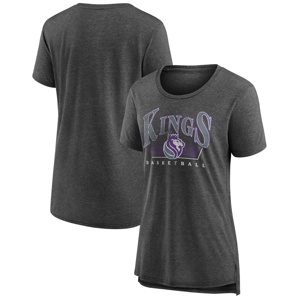 Gray Sacramento Kings Women's Selection Tri-Blend T-Shirt | NBA
