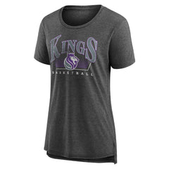 Gray Sacramento Kings Women's Selection Tri-Blend T-Shirt | NBA