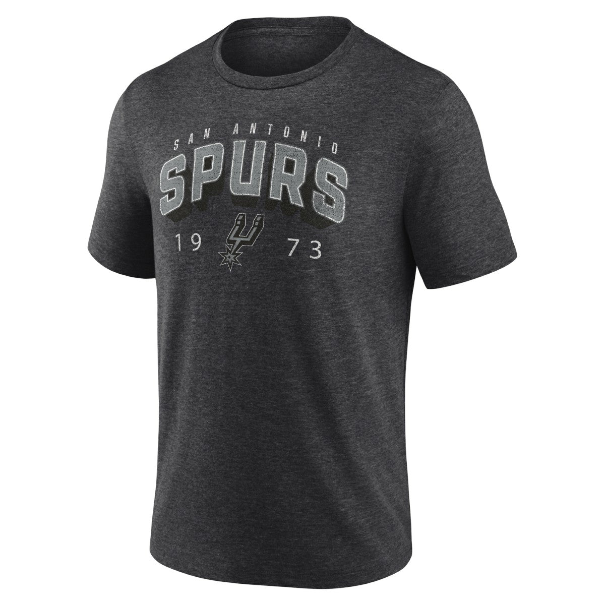 Charcoal San Antonio Spurs Backboard Tri-Blend T-Shirt | NBA