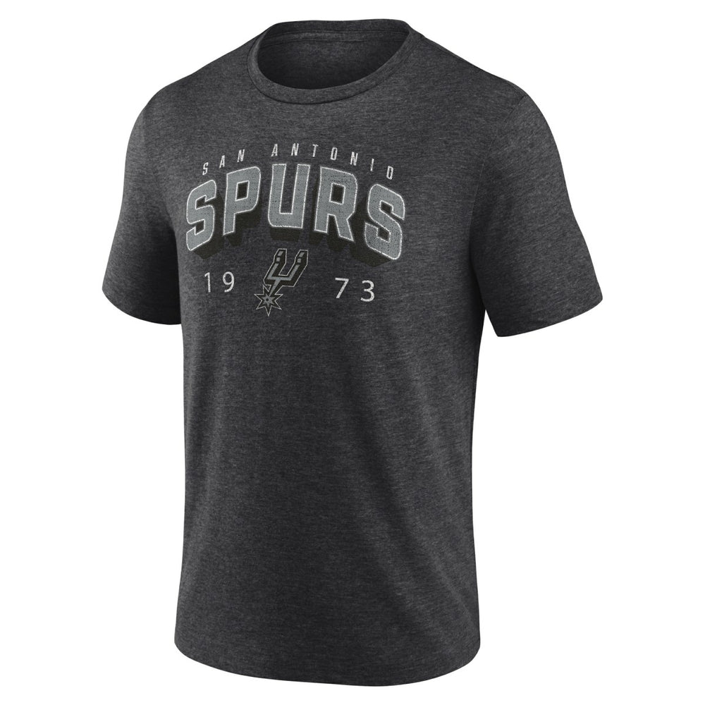 Charcoal San Antonio Spurs Backboard Tri-Blend T-Shirt | NBA
