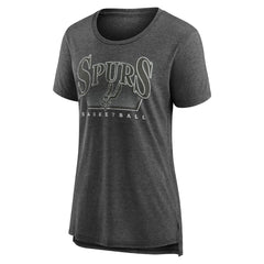 Gray San Antonio Spurs Women's Selection Tri-Blend T-Shirt | NBA