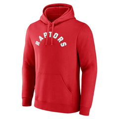 Red Toronto Raptors Wordmark Pullover Hoodie | NBA