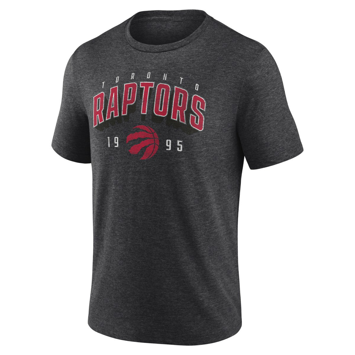 Charcoal Toronto Raptors Backboard Tri-Blend T-Shirt | NBA