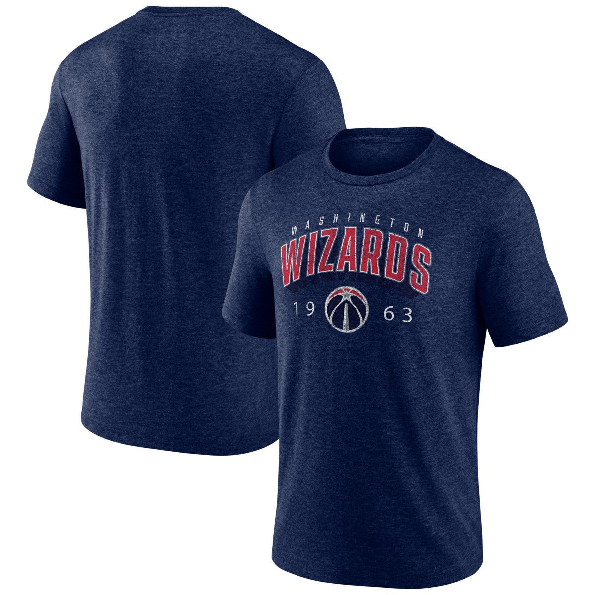 Navy Washington Wizards Backboard Tri-Blend T-Shirt | NBA