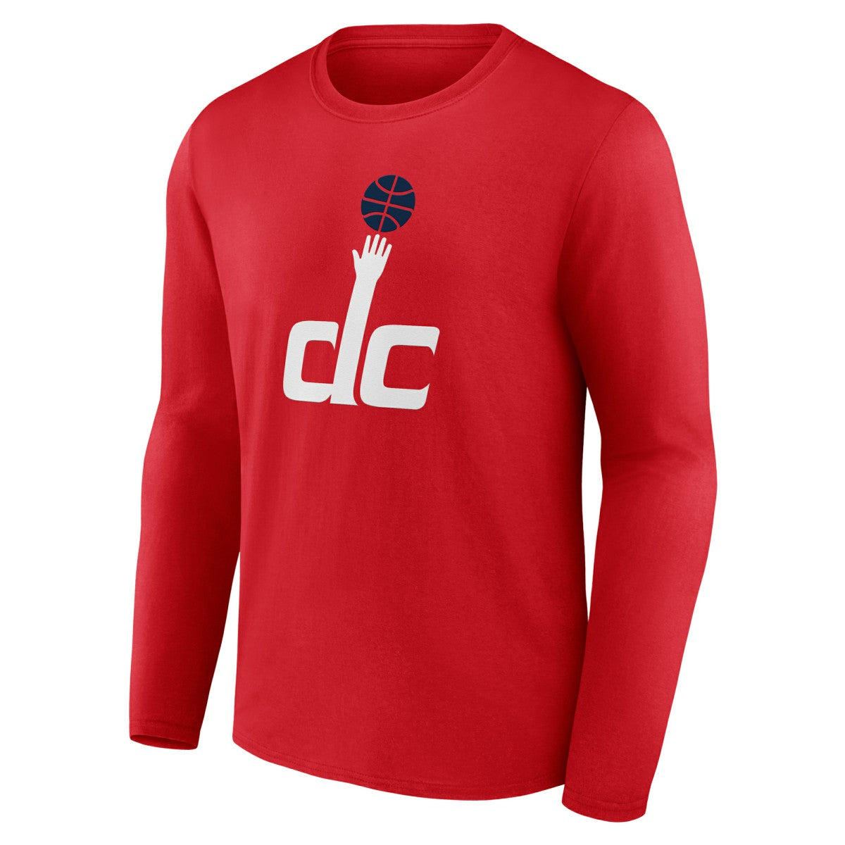 Red Washington Wizards Alternate Logo Long Sleeve T-Shirt | NBA