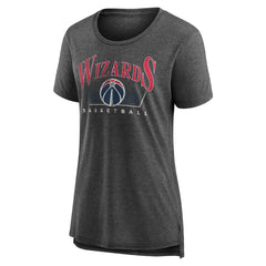 Gray Washington Wizards Women's Selection Tri-Blend T-Shirt | NBA