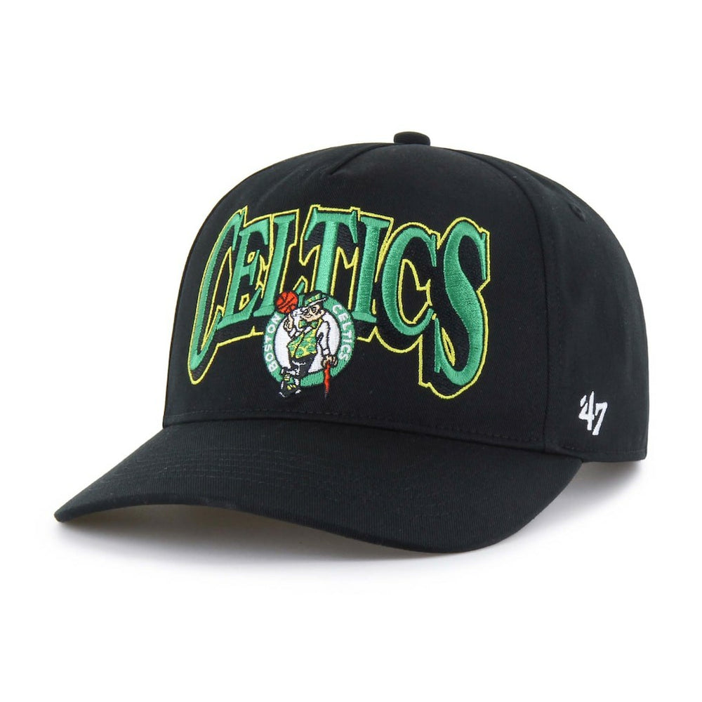Black Boston Celtics '47 Every Time Past Champs Hitch Adjustable Hat | NBA