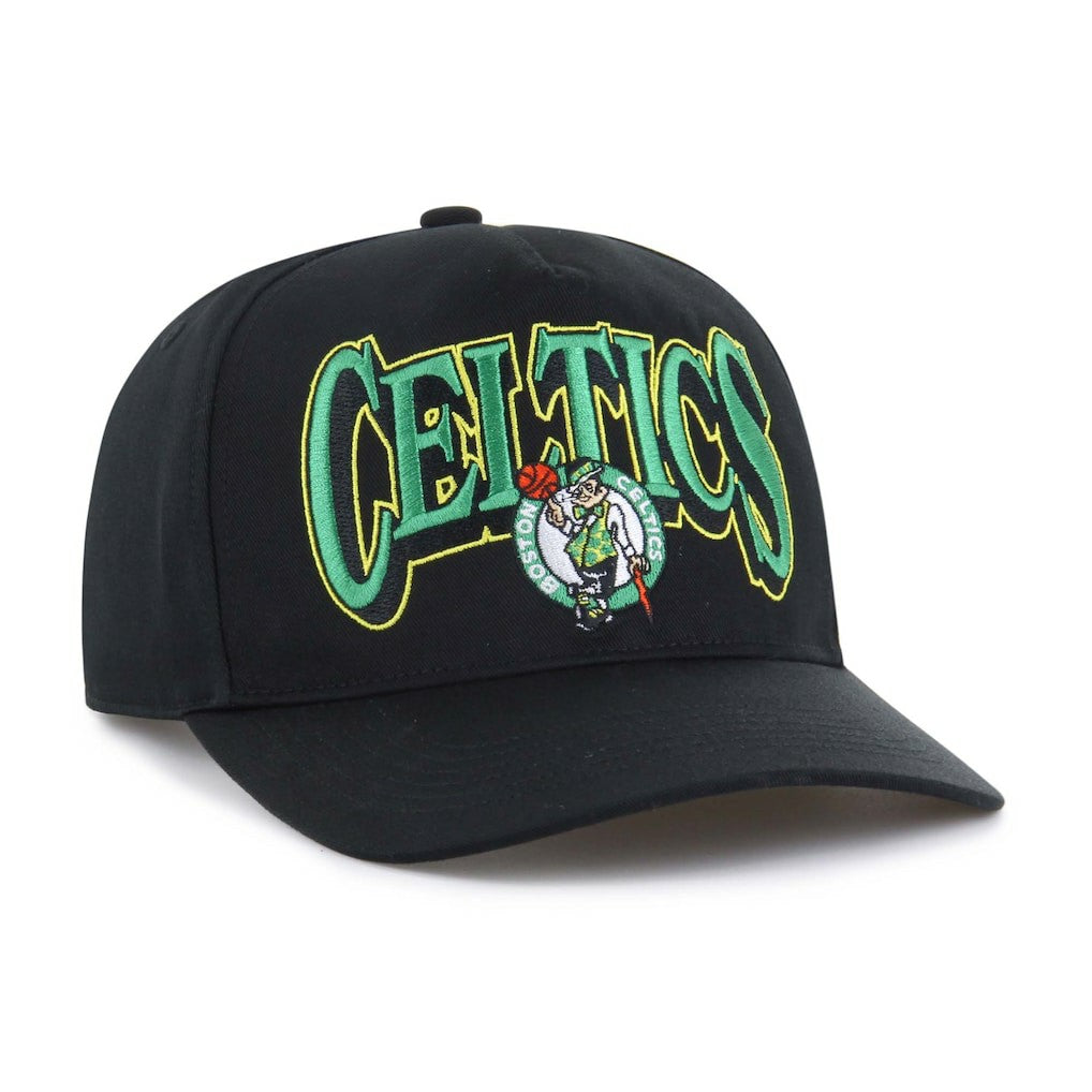 Black Boston Celtics '47 Every Time Past Champs Hitch Adjustable Hat | NBA