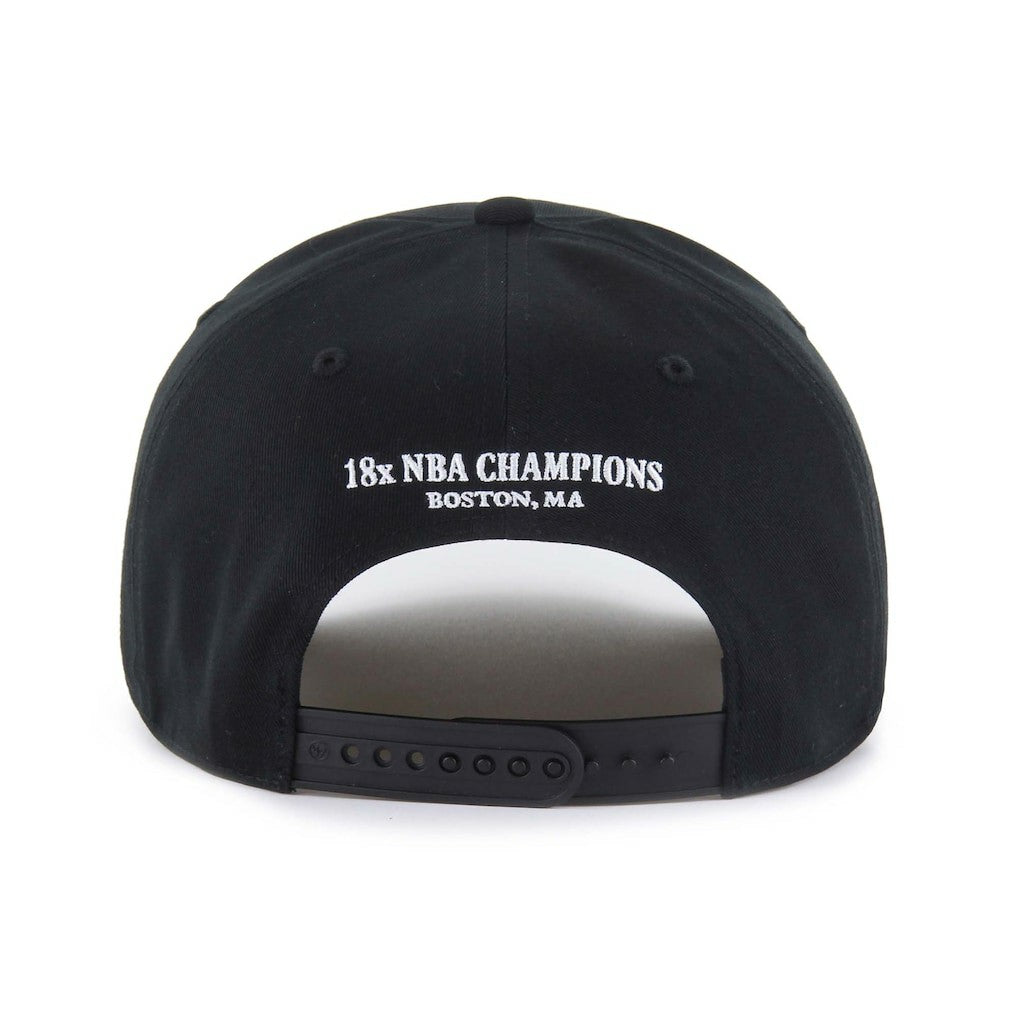 Black Boston Celtics '47 Every Time Past Champs Hitch Adjustable Hat | NBA