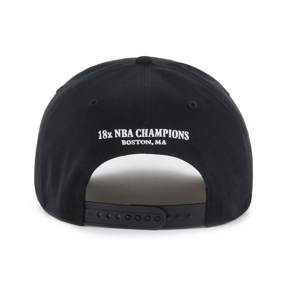 Black Boston Celtics '47 Every Time Past Champs Hitch Adjustable Hat | NBA
