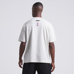 Heather Gray Miami Heat Fear of God Unisex NBA x ESSENTIALS T-Shirt | NBA