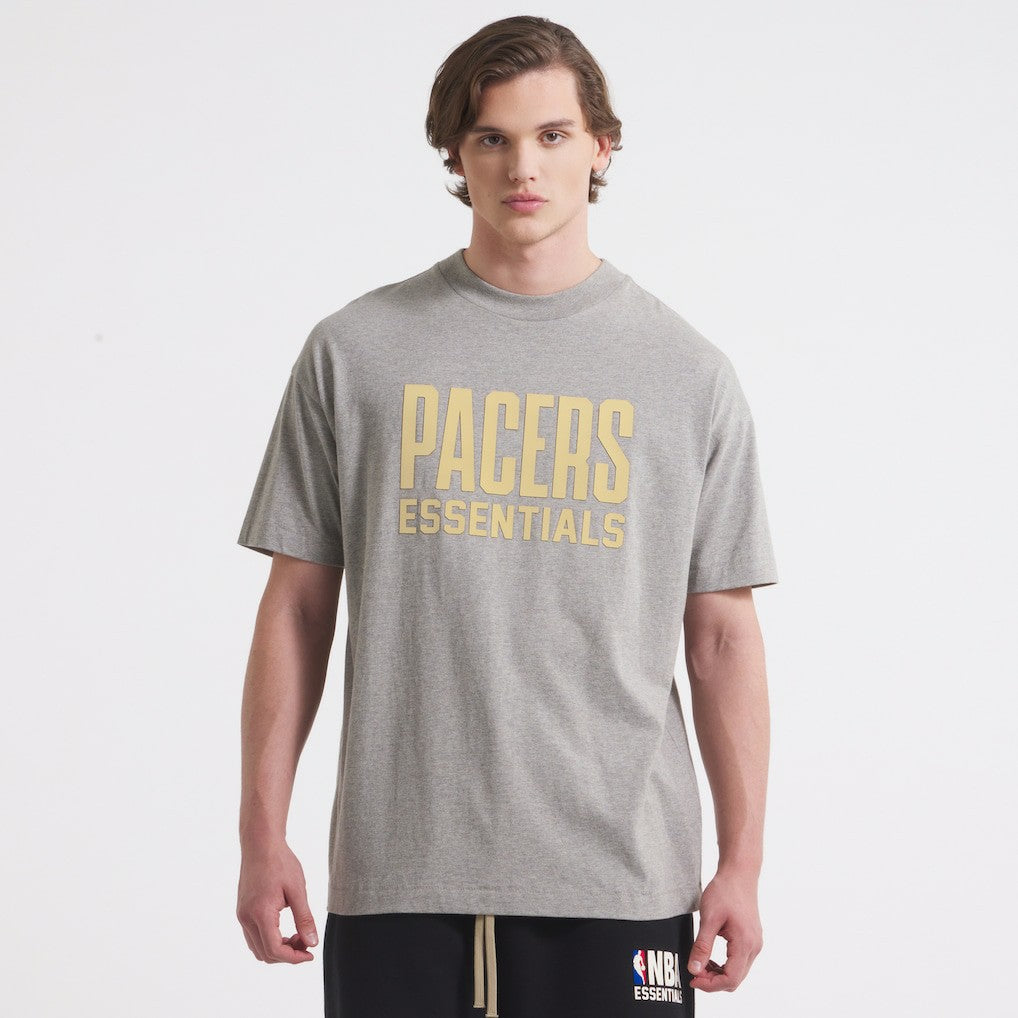 Gray Indiana Pacers Unisex NBA Paris x ESSENTIALS T-Shirt | NBA