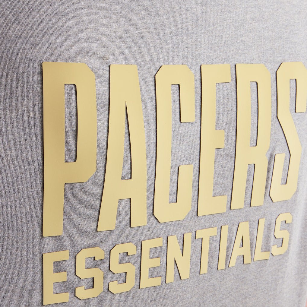 Gray Indiana Pacers Unisex NBA Paris x ESSENTIALS T-Shirt | NBA