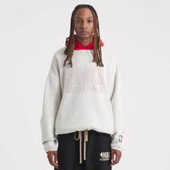 Heather Gray Atlanta Hawks Fear of God Unisex NBA x ESSENTIALS Pullover Hoodie | NBA