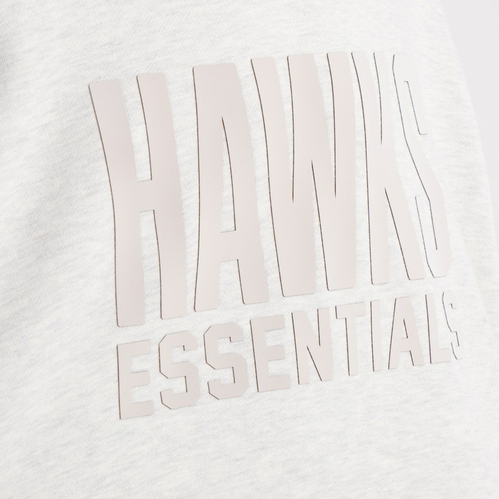 Heather Gray Atlanta Hawks Fear of God Unisex NBA x ESSENTIALS Pullover Hoodie | NBA