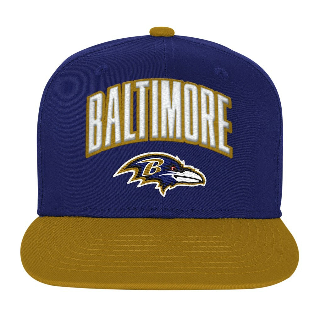 Baltimore Ravens Outerstuff Youth Essentials Snapback Hat | NFL Discount