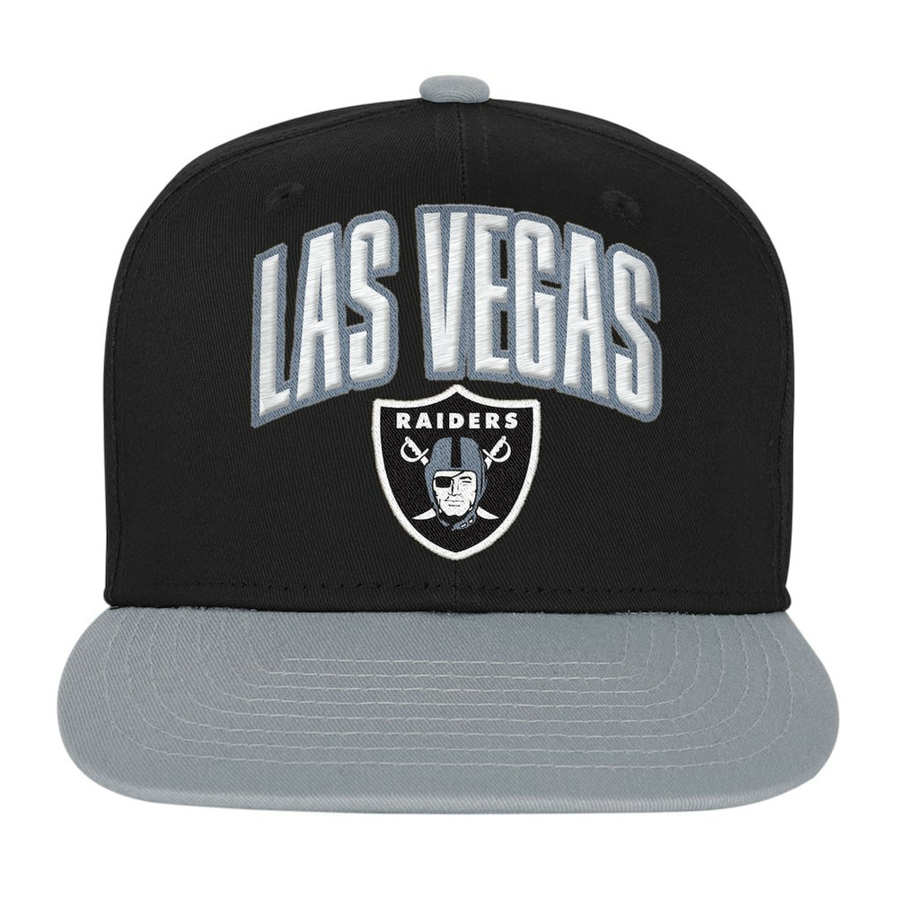 Las Vegas Raiders Outerstuff Youth Essentials Snapback Hat | NFL Discount