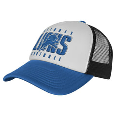 Detroit Lions Youth Essentials Trucker Adjustable Hat | NFL Outlet