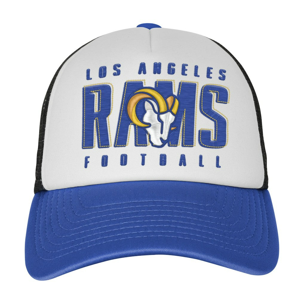 Los Angeles Rams Youth Essentials Trucker Adjustable Hat | NFL US