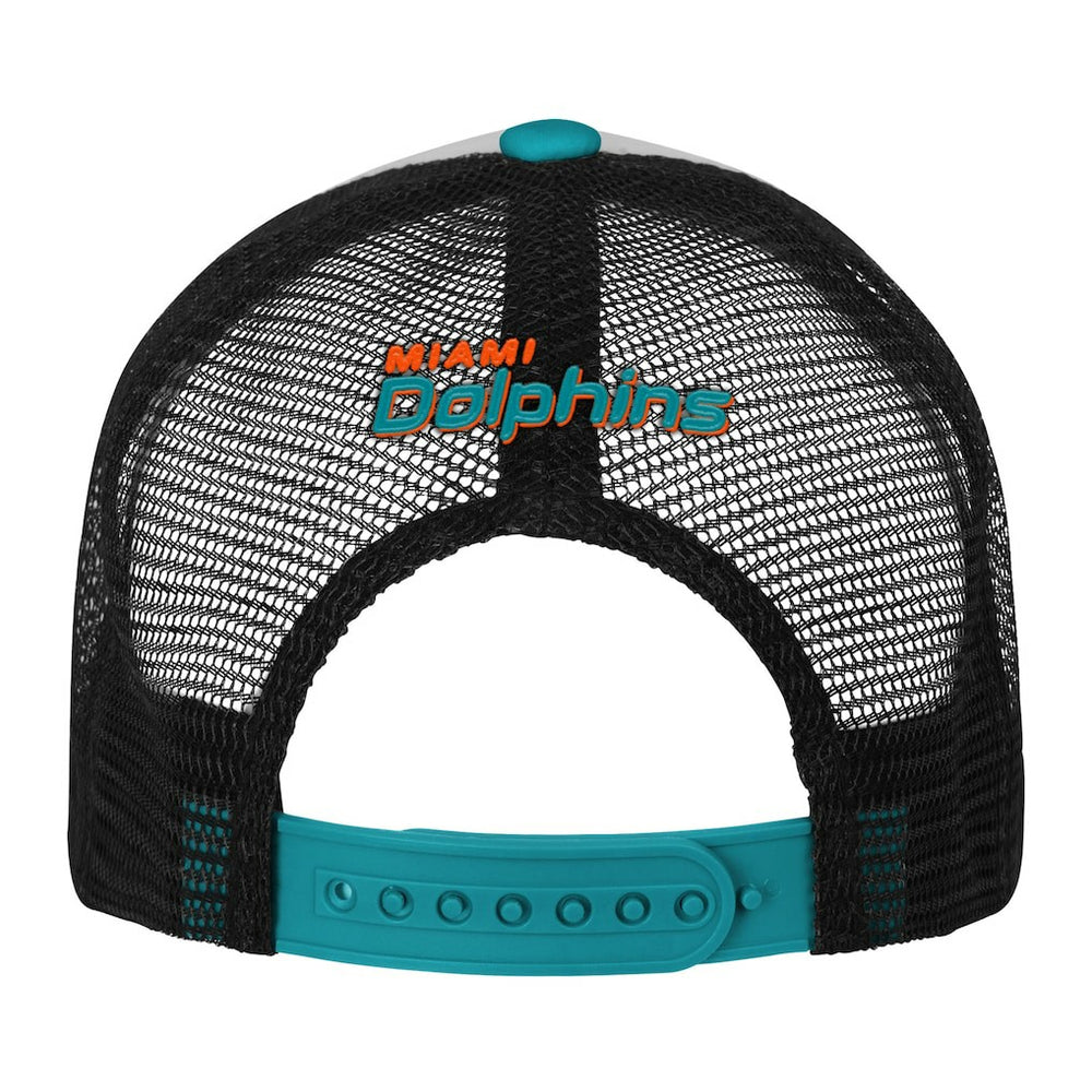 Miami Dolphins Youth Essentials Trucker Adjustable Hat | NFL Hot
