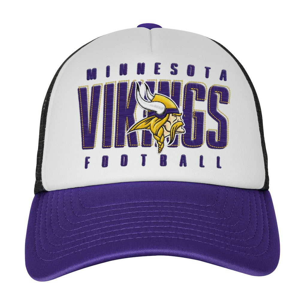 Minnesota Vikings Youth Essentials Trucker Adjustable Hat | NFL Hot