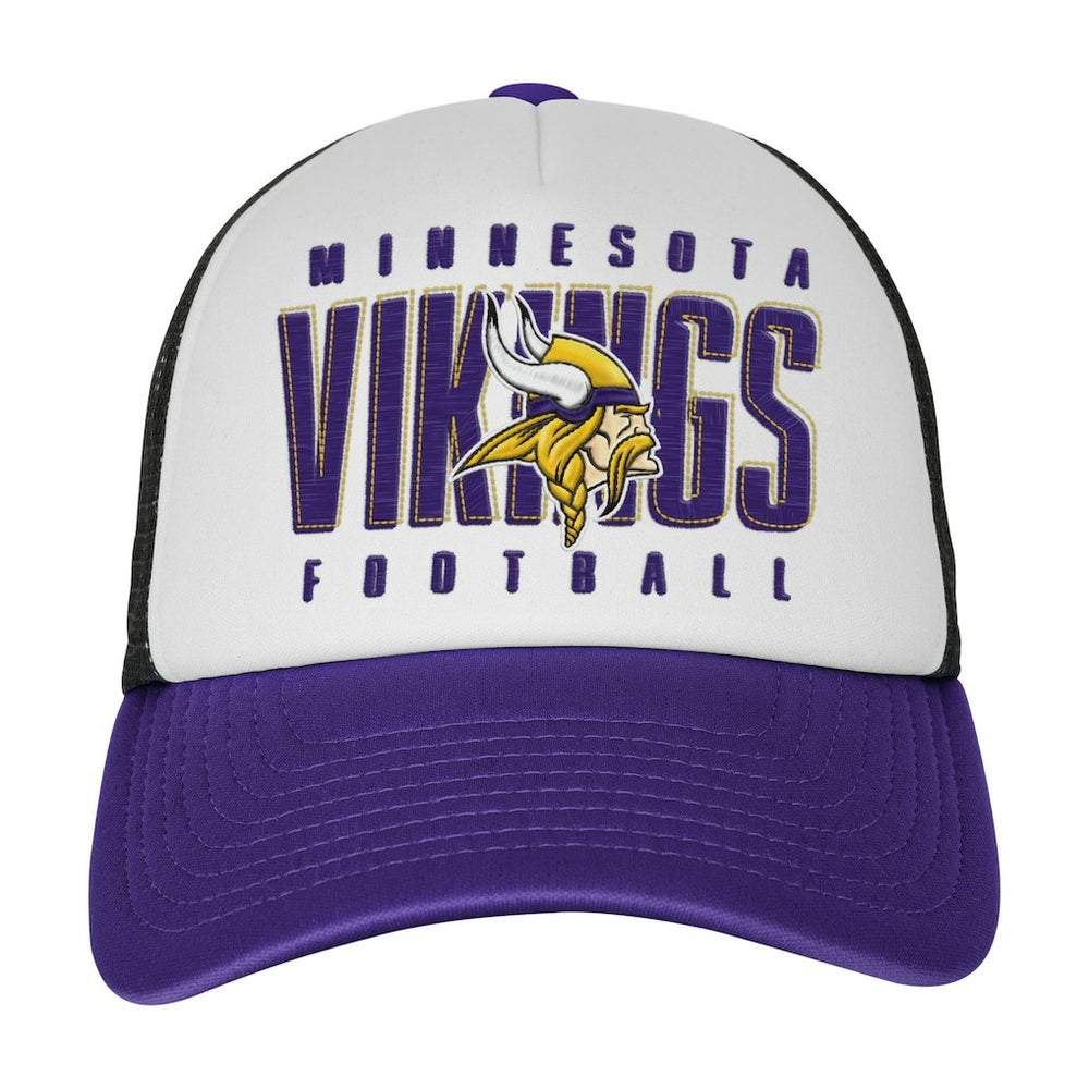 Minnesota Vikings Youth Essentials Trucker Adjustable Hat | NFL Hot