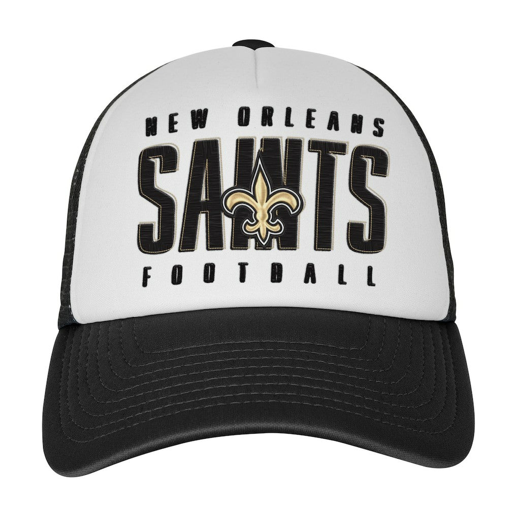 New Orleans Saints Youth Essentials Trucker Adjustable Hat | NFL Sale