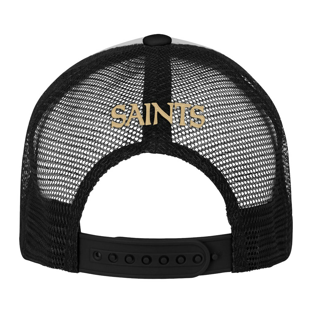 New Orleans Saints Youth Essentials Trucker Adjustable Hat | NFL Sale