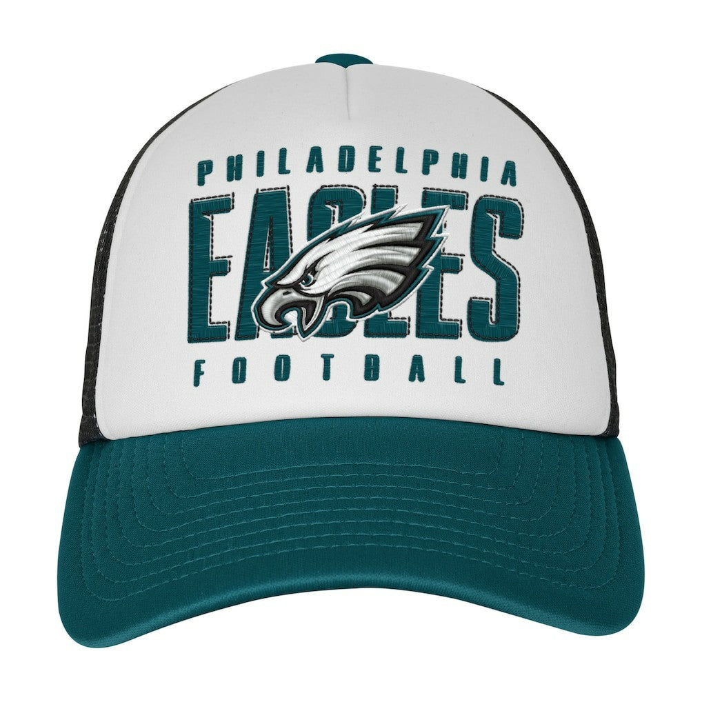 Philadelphia Eagles Youth Essentials Trucker Adjustable Hat | NFL Hot