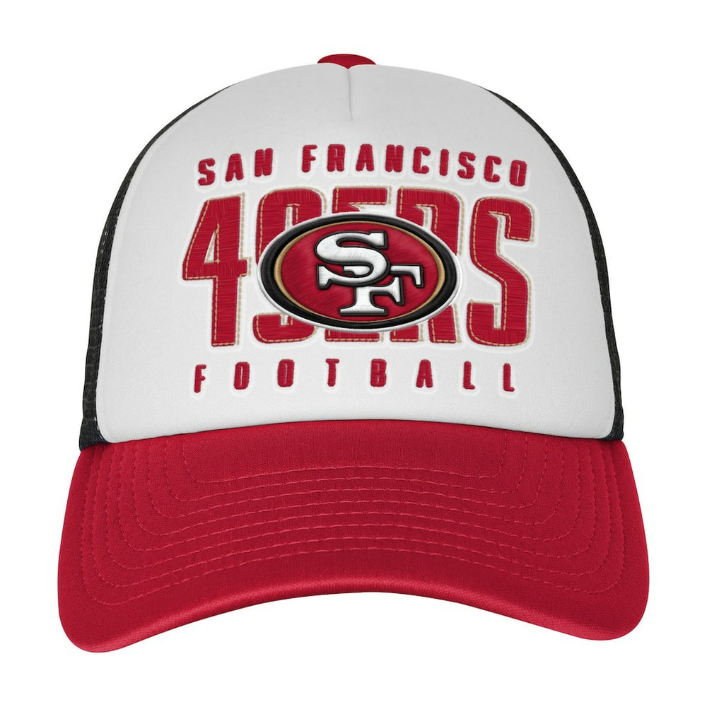 San Francisco 49ers Youth Essentials Trucker Adjustable Hat | NFL Hot