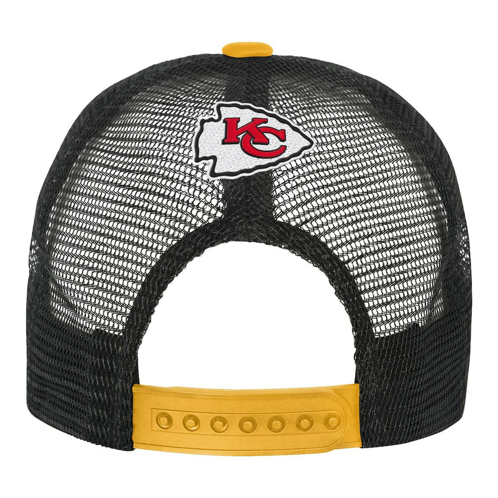 Kansas City Chiefs Youth Modern Fan Trucker Adjustable Hat | NFL Outlet