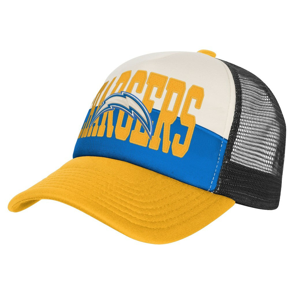 Los Angeles Chargers Youth Modern Fan Trucker Adjustable Hat | NFL Outlet