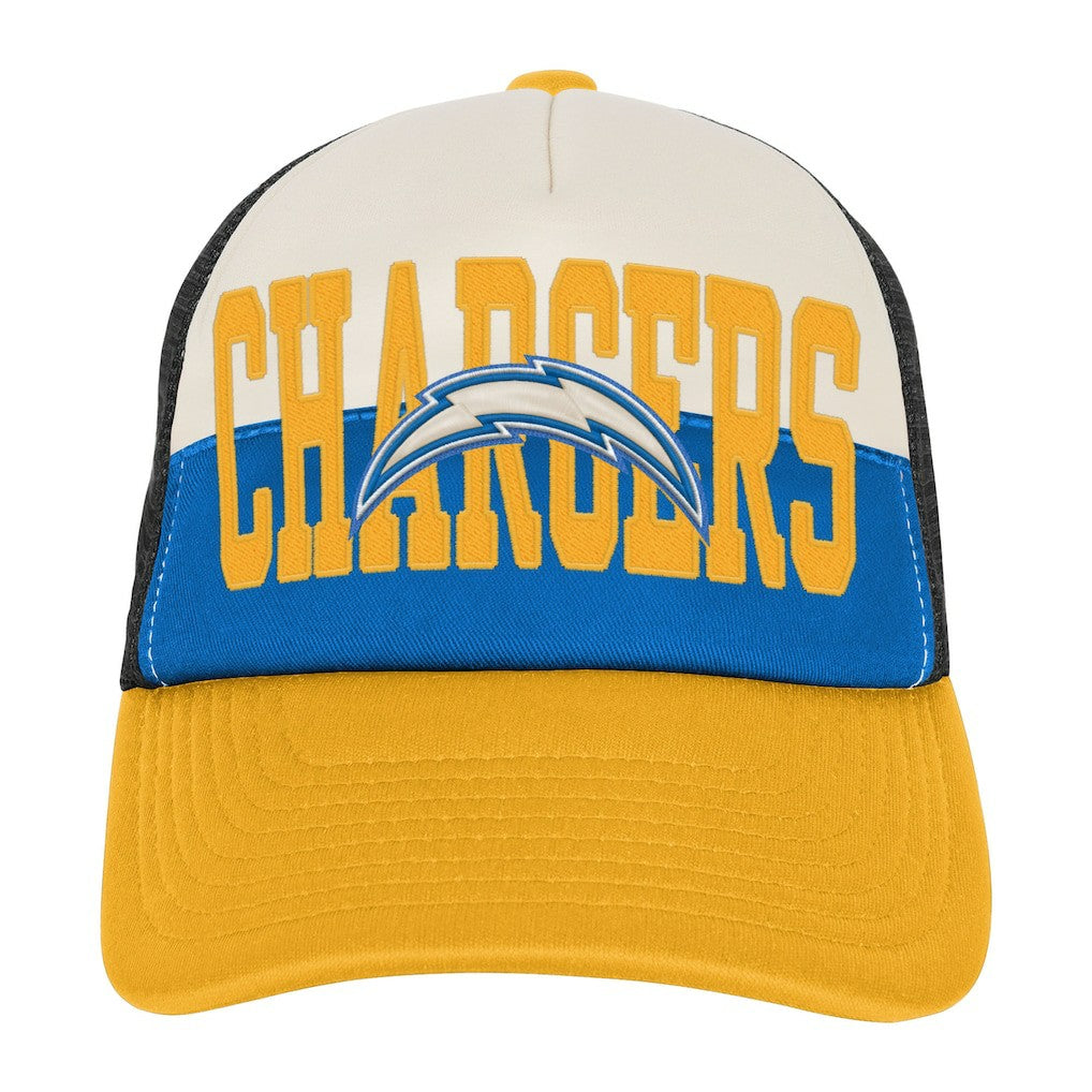 Los Angeles Chargers Youth Modern Fan Trucker Adjustable Hat | NFL Outlet