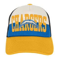 Los Angeles Chargers Youth Modern Fan Trucker Adjustable Hat | NFL Outlet