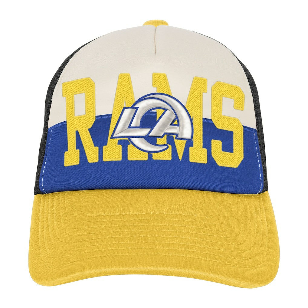 Los Angeles Rams Youth Modern Fan Trucker Adjustable Hat | NFL Hot
