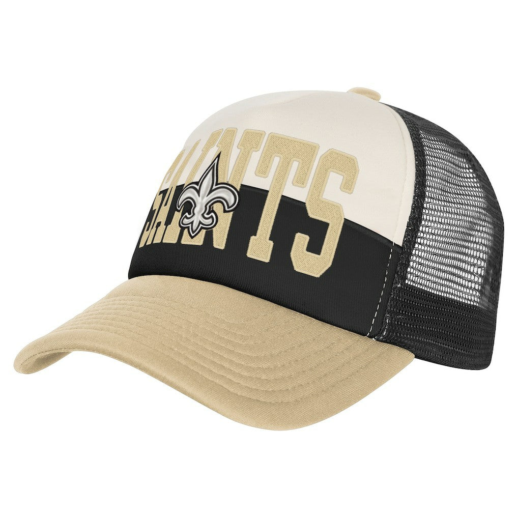 New Orleans Saints Youth Modern Fan Trucker Adjustable Hat | NFL Near me