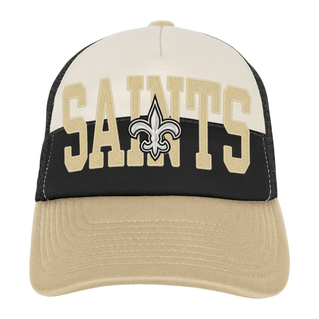 New Orleans Saints Youth Modern Fan Trucker Adjustable Hat | NFL Near me