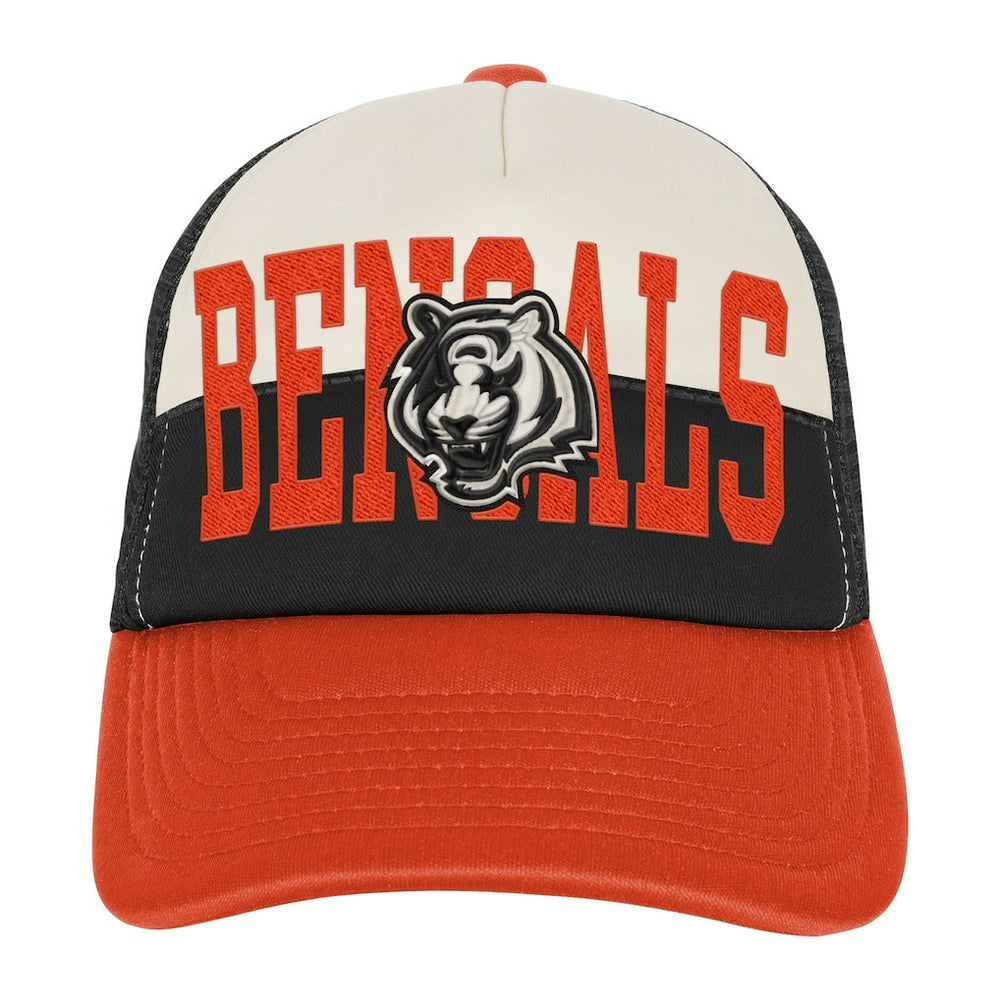 Cincinnati Bengals Youth Modern Fan Trucker Adjustable Hat | NFL New