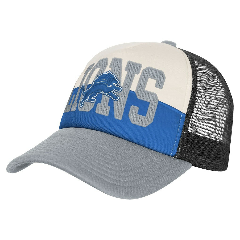Detroit Lions Youth Modern Fan Trucker Adjustable Hat | NFL Hot