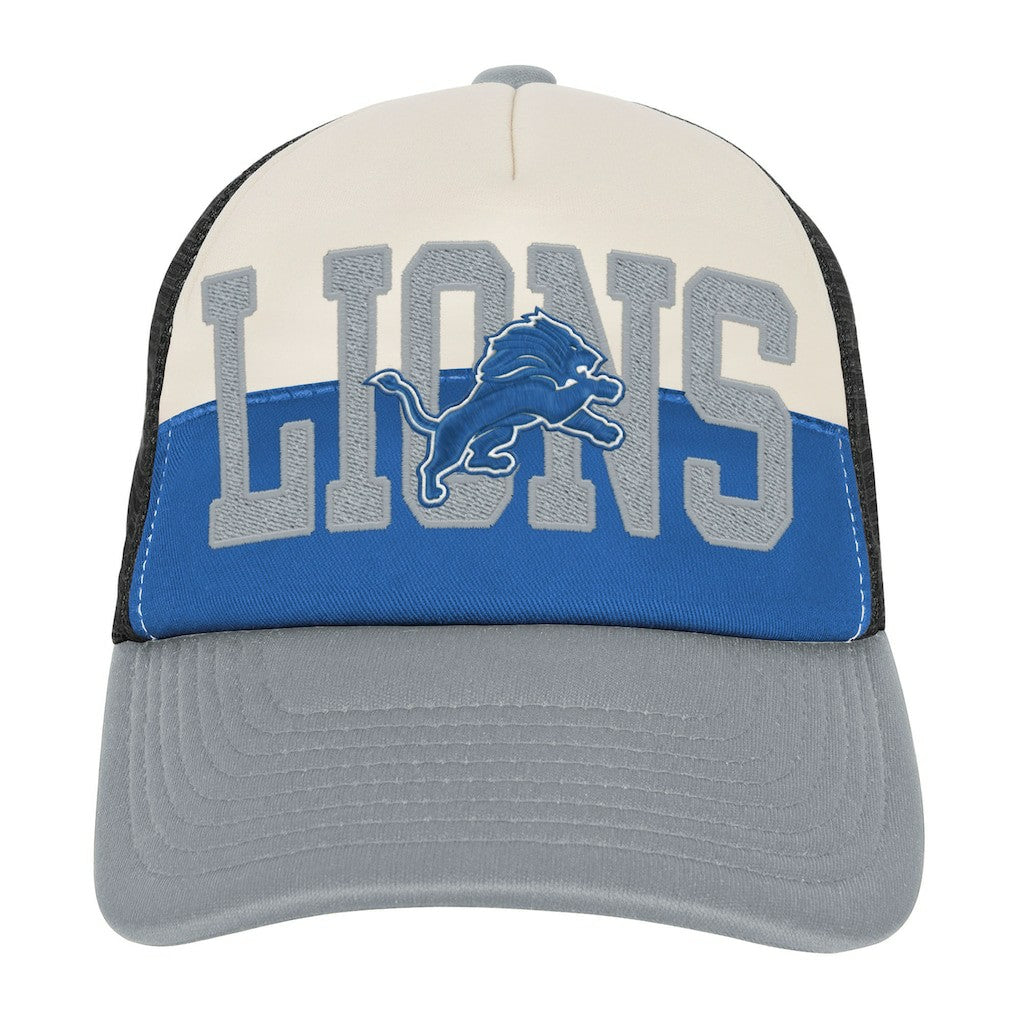 Detroit Lions Youth Modern Fan Trucker Adjustable Hat | NFL Hot