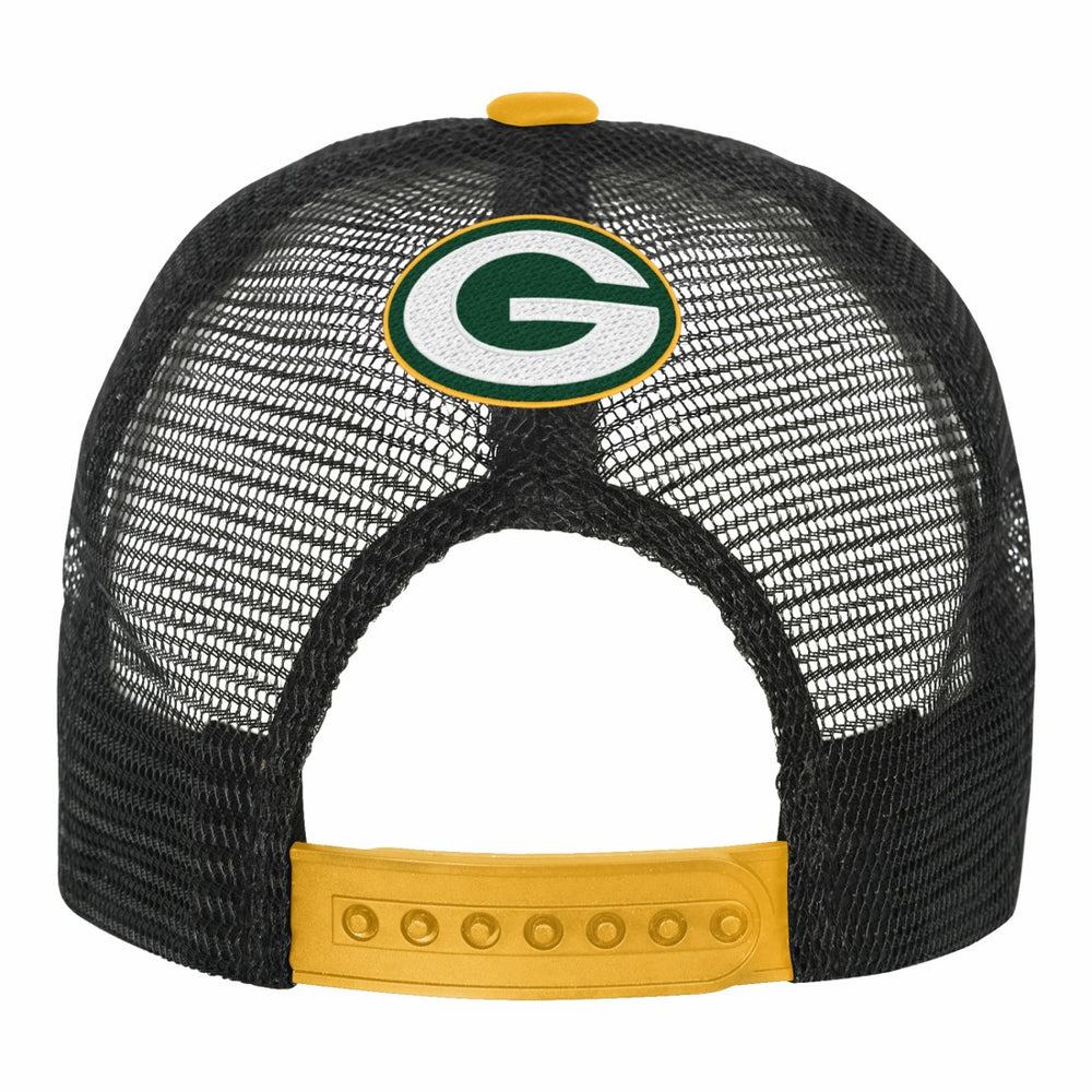 Green Bay Packers Youth Modern Fan Trucker Adjustable Hat | NFL Outlet