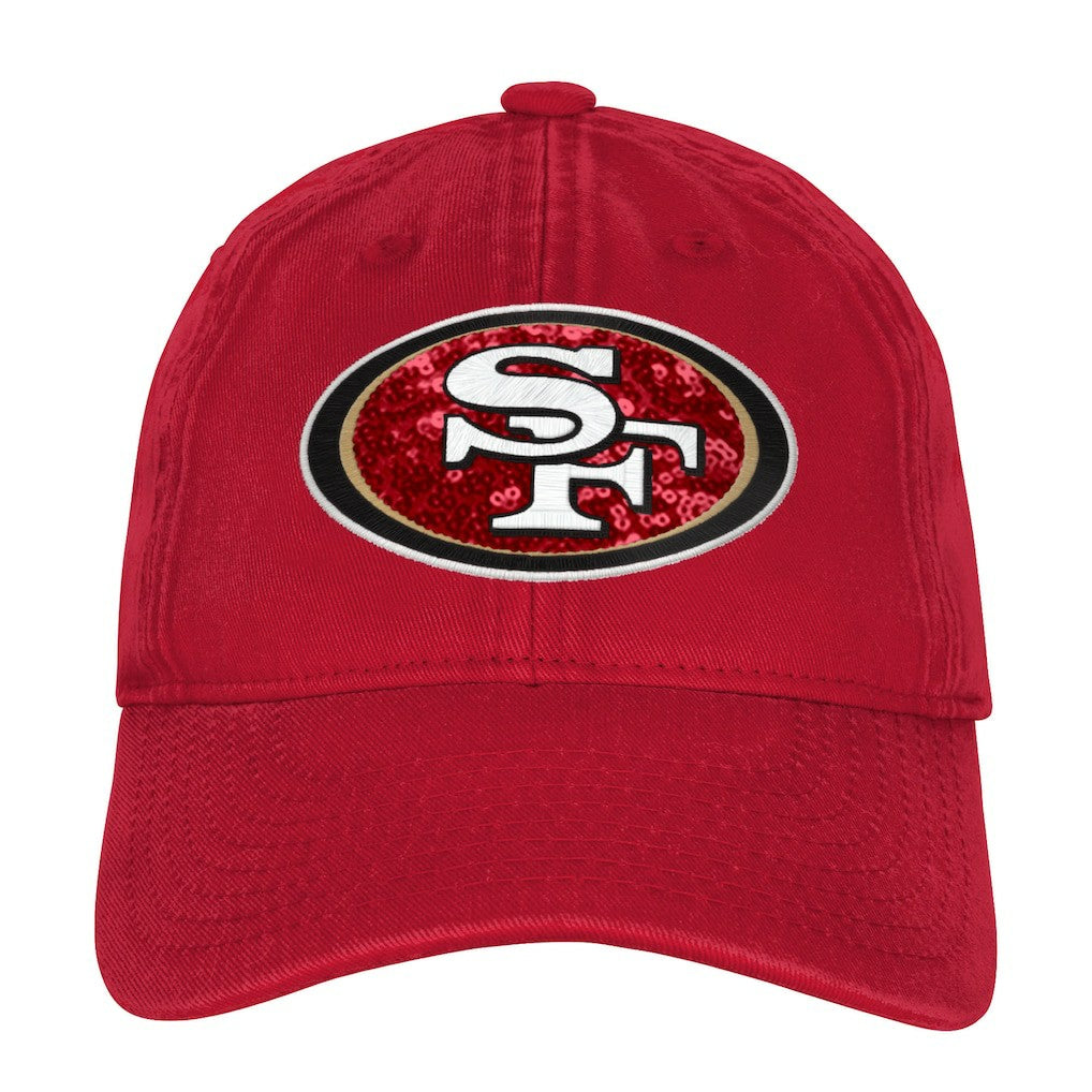 San Francisco 49ers Outerstuff Girls Youth Gridiron Adjustable Hat | NFL Hot