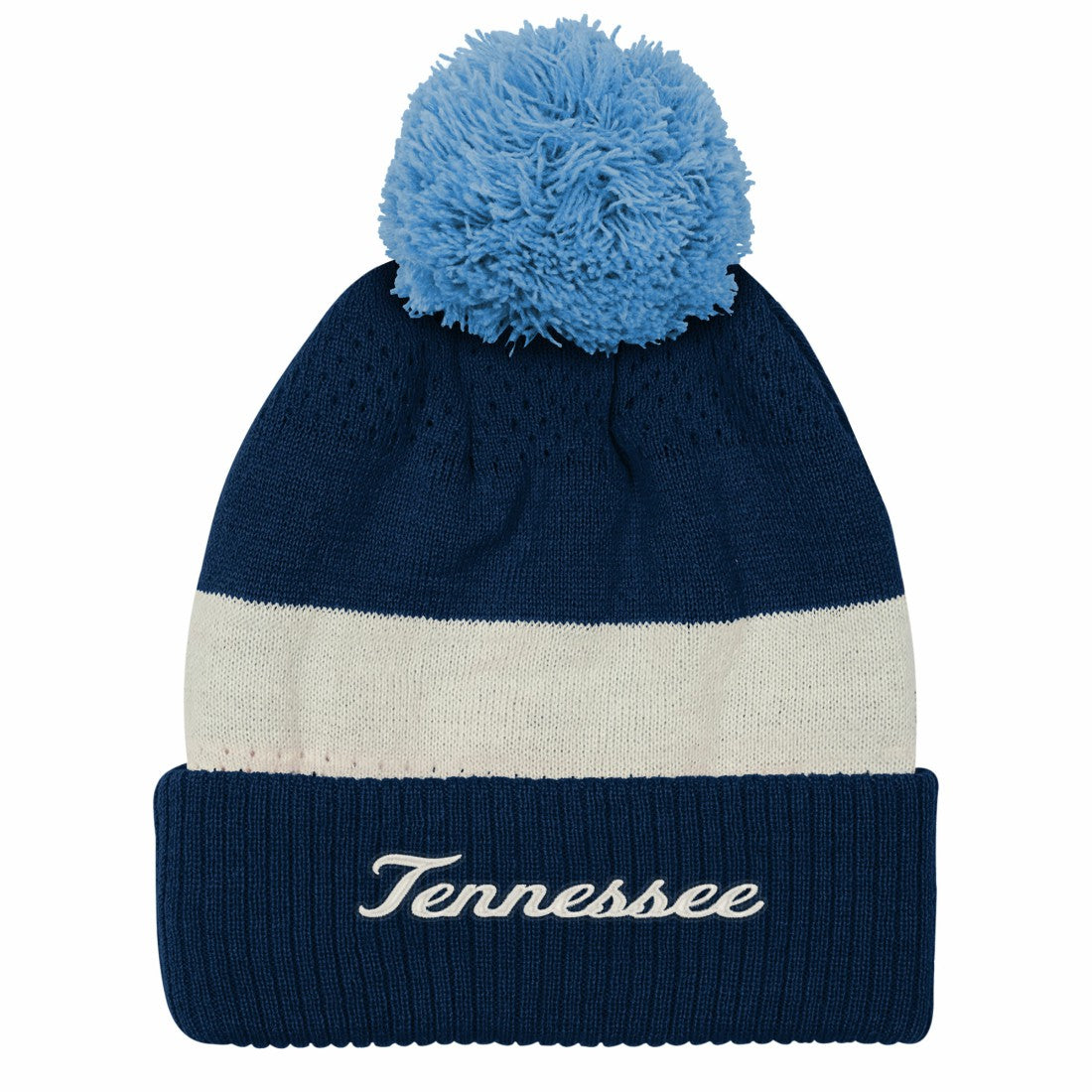 Tennessee Titans Outerstuff Youth Modern Fan Cuffed Knit Hat with Pom | NFL Outlet