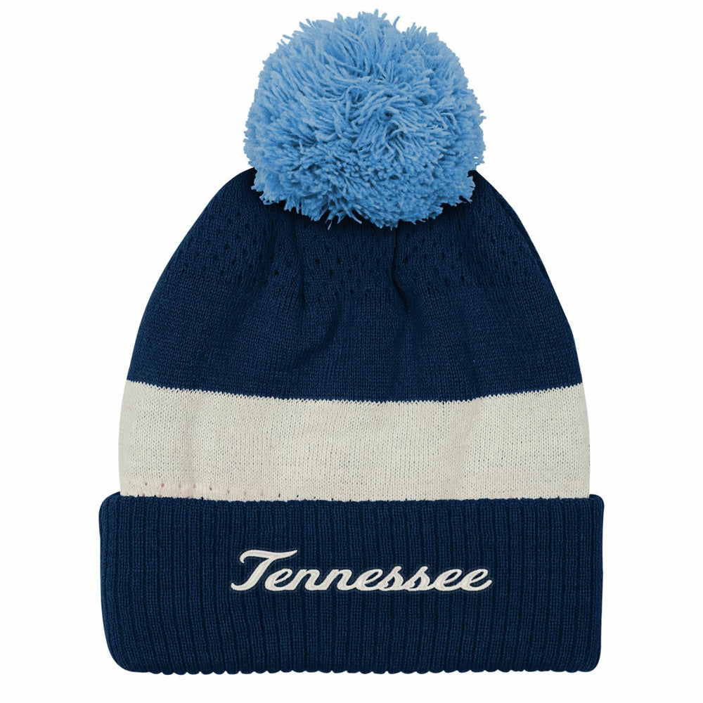Tennessee Titans Outerstuff Youth Modern Fan Cuffed Knit Hat with Pom | NFL Outlet